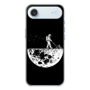 Силиконовый Чехол с принтом "Космонавты" на iPhone 17 Air – Космонавт