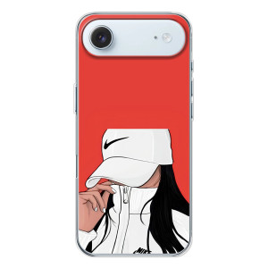 Силиконовый Чехол на iPhone 17 Air с картинкой Стильных Девушек – Девушка Nike