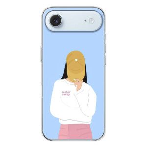 Силиконовый Чехол на iPhone 17 Air с картинкой Стильных Девушек – Желтая кепка