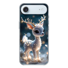 Яскравий чохол для iPhone 17 Air з Зимові Оленята (Блискуче оленятко)