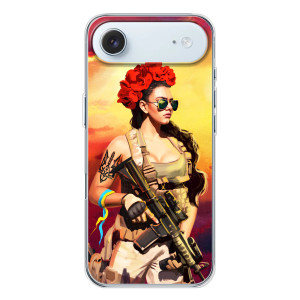 ЗСУ Чохли (TPU) для iPhone 17 Air – Жінка солдат