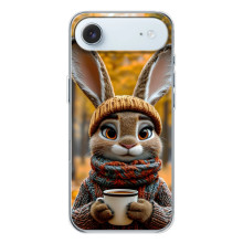 Печатный чехол «Зверята с кофе» для iPhone 17 Air – Зайчик с кофе