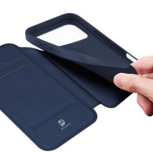 Чехол-книжка Dux Ducis с карманом для визиток для Apple iPhone 17 Pro Max (6.9") – Синий