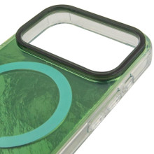 Чехол TPU Shiny Mountain Magnetic Fit для Apple iPhone 17 Pro Max (6.9") – Зеленый