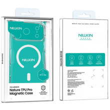 TPU чехол Nillkin Nature Pro Magnetic для Apple iPhone 17 Pro Max (6.9") – Прозрачный