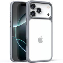TPU+PC чехол Metal Buttons для Apple iPhone 17 Pro Max (6.9") – Серый