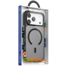 TPU+PC чехол Blueo Skin Friendly Frosted with MagSafe для Apple iPhone 17 Pro Max (6.9") – Черный