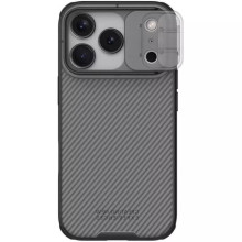 Карбоновая накладка Nillkin CamShield Pro для Apple iPhone 17 Pro Max (6.9") – Черный