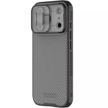 Карбоновая накладка Nillkin CamShield Pro для Apple iPhone 17 Pro Max (6.9") – Черный