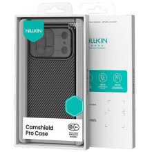 Карбоновая накладка Nillkin CamShield Pro для Apple iPhone 17 Pro Max (6.9") – Черный