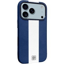 Кожаный чехол Rally with MagSafe для Apple iPhone 17 Pro Max (6.9") – Голубой