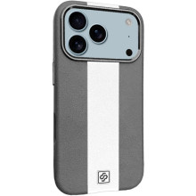Кожаный чехол Rally with MagSafe для Apple iPhone 17 Pro Max (6.9") – Серый