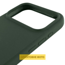 Чехол Silicone Case Full Protective (AA) для Apple iPhone 17 Pro Max (6.9") – Зеленый