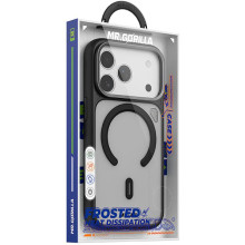 TPU+PC чехол Blueo Frosted Heat Dissipation Stand with MagSafe для Apple iPhone 17 Pro Max (6.9") – Черный