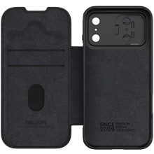 Шкіряний чохол-книжка Nillkin Qin Pro Camshield для Apple iPhone 17 Pro Max (6.9") – Чорний