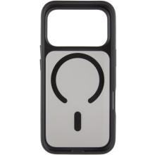 TPU+PC чехол Metal Buttons with MagSafe для Apple iPhone 17 Pro Max (6.9") – Черный