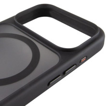 TPU+PC чехол Metal Buttons with MagSafe для Apple iPhone 17 Pro Max (6.9") – Черный