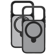 TPU+PC чехол Blueo Skin Friendly 360 Rotatable Stand with MagSafe для Apple iPhone 17 Pro Max (6.9") – Черный
