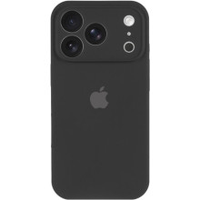 Чохол Silicone Case Full Camera Protective (AA) для Apple iPhone 17 Pro Max (6.9") – Чорний