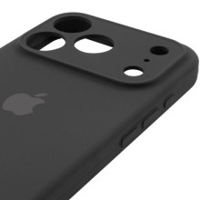 Чохол Silicone Case Full Camera Protective (AA) для Apple iPhone 17 Pro Max (6.9") – Чорний