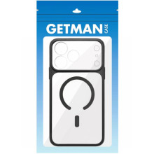 Чохол TPU GETMAN Moon Clear with MagSafe для Apple iPhone 17 Pro Max (6.9") – Чорний