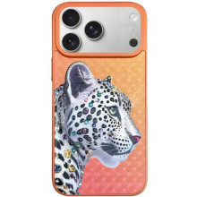 Чехол TPU+PC Crystal Hunt with MagSafe для Apple iPhone 17 Pro Max (6.9") – Оранжевый