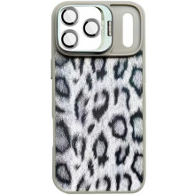 Чохол TPU+PC Wild Leopard with MagSafe and Lens для Apple iPhone 17 Pro Max (6.9") – Сірий
