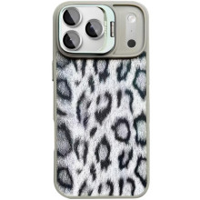 Чохол TPU+PC Wild Leopard with MagSafe and Lens для Apple iPhone 17 Pro Max (6.9") – Сірий
