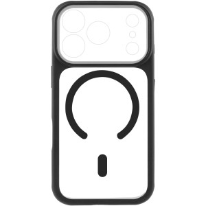 Чохол TPU+PC GETMAN Moon Clear with MagSafe для Apple iPhone 17 Pro Max (6.9") – Чорний