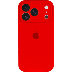 Чохол Silicone Case Full Camera Protective (AA) для Apple iPhone 17 Pro Max (6.9") – Червоний