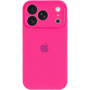 Чохол Silicone Case Full Camera Protective (AA) для Apple iPhone 17 Pro Max (6.9") – Рожевий
