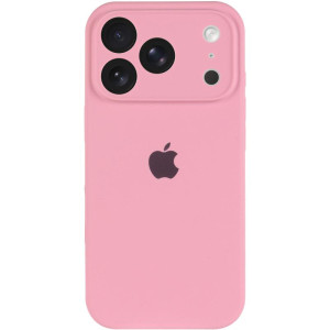 Чохол Silicone Case Full Camera Protective (AA) для Apple iPhone 17 Pro Max (6.9") – Рожевий