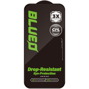 Защитное 2.5D стекло Blueo Drop-Resistant (35+ KG) для Apple iPhone 17 Pro Max / 16 Pro Max 6.9"