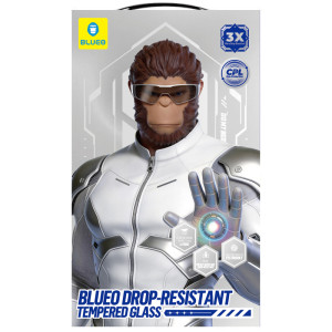 Защитное 2.5D стекло Blueo Drop-Resistant (35+ KG) для Apple iPhone 17 Pro Max / 16 Pro Max 6.9"