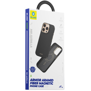 TPU+PC чехол Blueo Aramid Fiber with MagSafe для Apple iPhone 17 Pro Max (6.9")