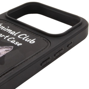 TPU+PC чохол Animal Club для Apple iPhone 17 Pro Max (6.9") – Чорний