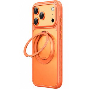 Чехол Ummi Stylish with MagSafe Ring для Apple iPhone 17 Pro Max / 18 Pro Max (6.9") – Оранжевый