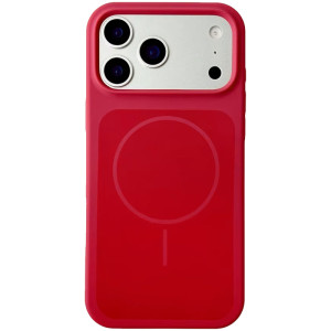Чехол Silk Duo Color (AA) NO LOGO with Magnetic Fit для Apple iPhone 17 Pro Max (6.9") – Красный