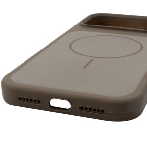 Чохол Silk Duo Color (AA) NO LOGO with Magnetic Fit для Apple iPhone 17 Pro Max (6.9") – Brown