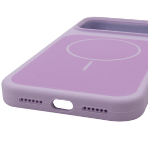 Чехол Silk Duo Color (AA) NO LOGO with Magnetic Fit для Apple iPhone 17 Pro Max / 18 Pro Max (6.9") – Лиловый