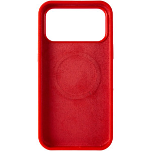 Чехол Silk Duo Color (AA) NO LOGO with Magnetic Fit для Apple iPhone 17 Pro Max / 18 Pro Max (6.9") – Красный