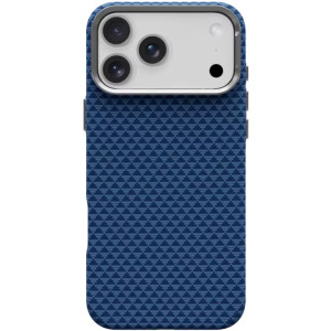 Чехол TPU+PC KVZV Triangular Pattern with Magnetic Fit для Apple iPhone 17 Pro Max / 18 Pro Max 6.9 – Blue