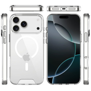Чохол TPU Space Case with Magnetic Fit для Apple iPhone 17 Pro Max / 18 Pro Max (6.9") – Прозорий