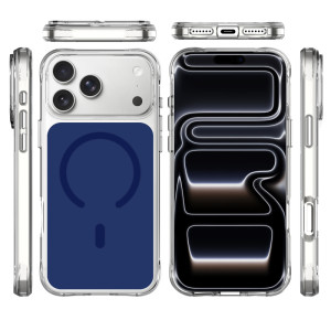 Чохол TPU+PC Space Pure Color with Magnetic Fit для Apple iPhone 17 Pro Max / 18 Pro Max (6.9") – Blue