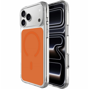Чохол TPU+PC Space Pure Color with Magnetic Fit для Apple iPhone 17 Pro Max / 18 Pro Max (6.9") – Помаранчевий