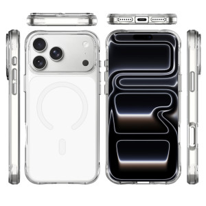 Чохол TPU+PC Space Pure Color with Magnetic Fit для Apple iPhone 17 Pro Max / 18 Pro Max (6.9") – Білий