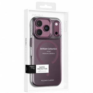 Чохол TPU+PC Puloka Resplendent with Magnetic Fit для Apple iPhone 17 Pro Max / 18 Pro Max (6.9") – Марсала