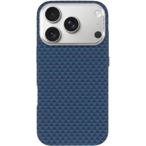 Чехол TPU+PC KVZV Triangular Pattern with Magnetic Fit для Apple iPhone 17 Pro Max / 18 Pro Max 6.9 – Blue