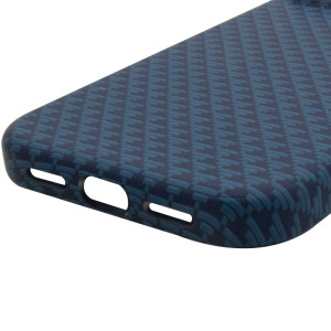 Чехол TPU+PC KVZV Triangular Pattern with Magnetic Fit для Apple iPhone 17 Pro Max / 18 Pro Max 6.9 – Blue