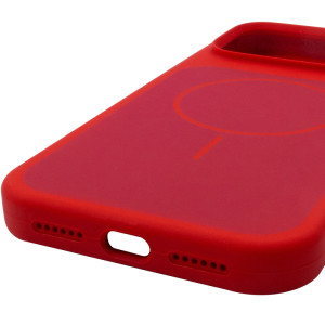 Чохол Silk Duo Color (AA) NO LOGO with Magnetic Fit для Apple iPhone 17 Pro Max (6.9") – Червоний